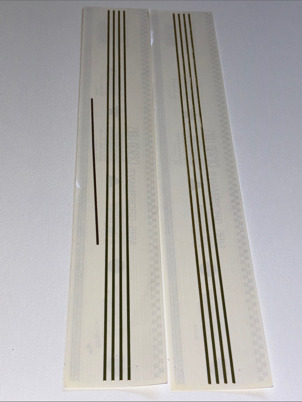 Vintage 1997 Mrs. Grossman's Design Lines Stickers Metallic Gold Silver Gold